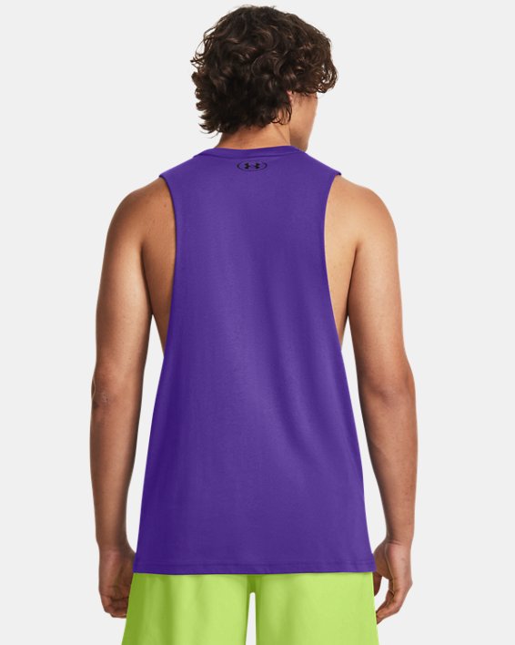 เสื้อแขนกุด Project Rock Brahma Bull สำหรับผู้ชาย in Purple image number 1